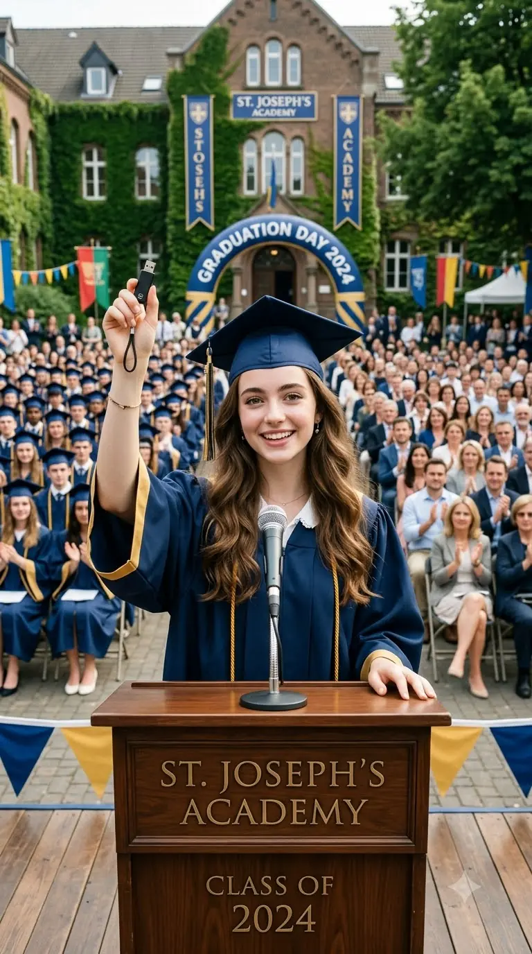 he Graduate Walked Onto the Stage With a USB Drive—And Exposed a Secret That Changed Everything