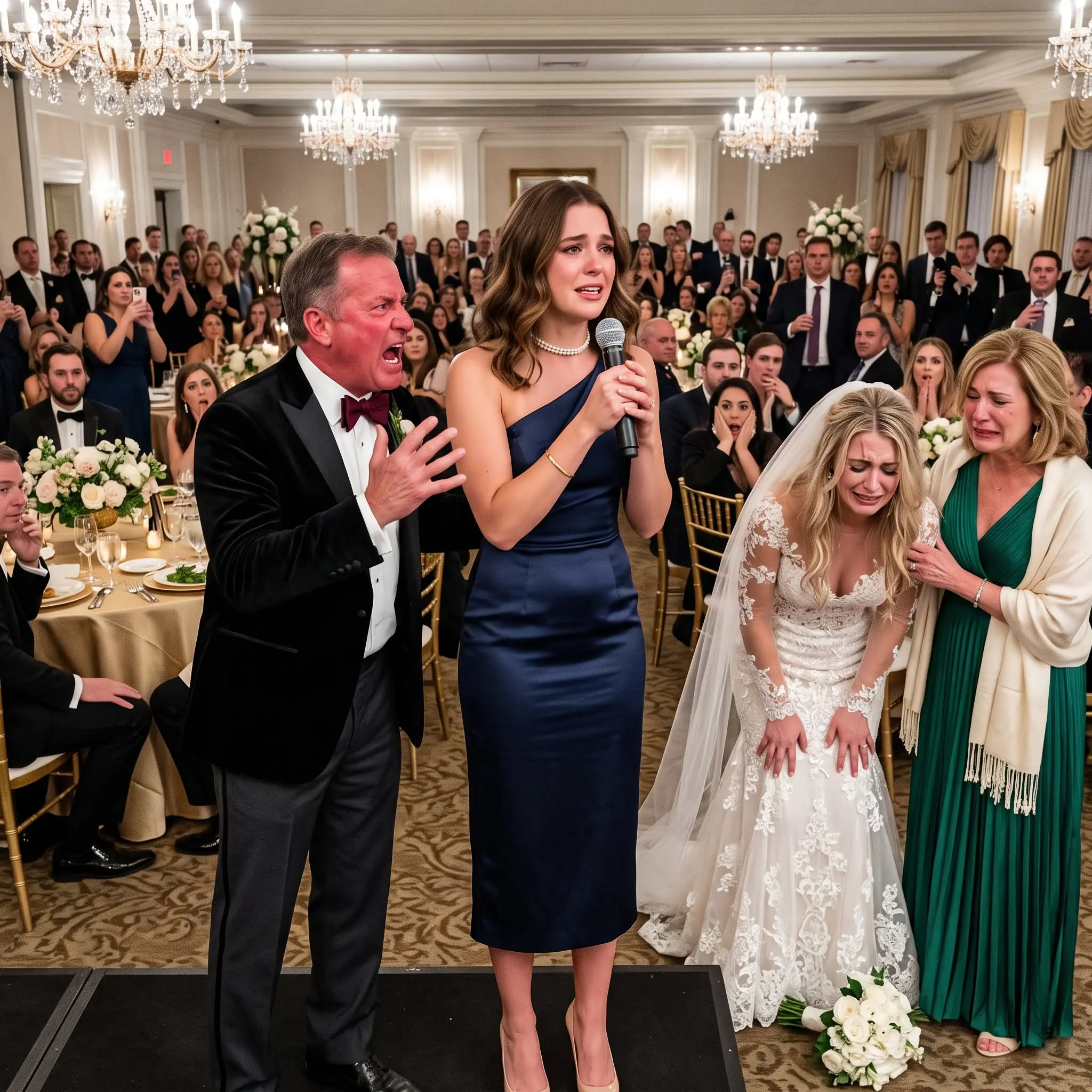 She ruined my silk dress on livestream… then learned the yacht beneath her feet was never her family’s. 🛥️🔥