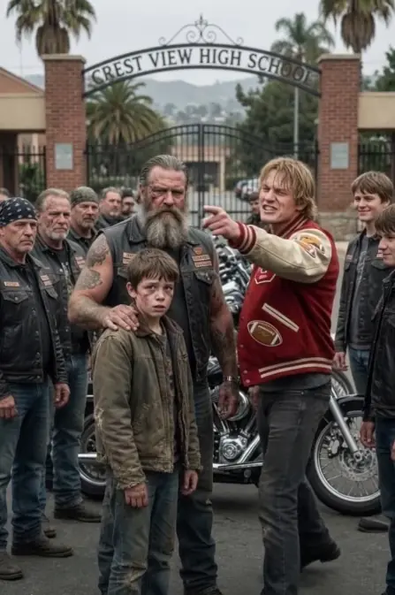 The Bully Pushed the Wrong Kid — 50 Hells Angels Waited Outside His High School Gates