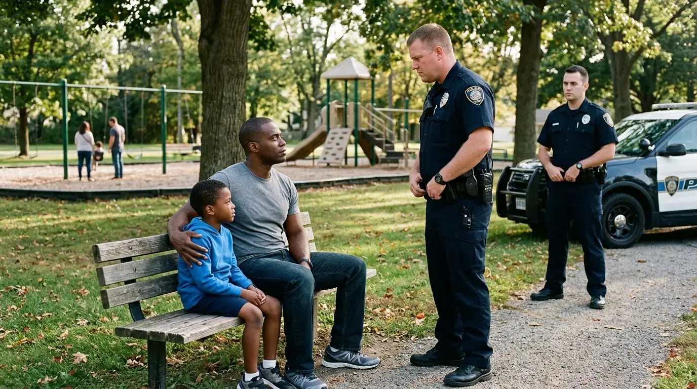 They Accused a Single Dad of Loitering Near His Own Son — Then His Phone Rang Through