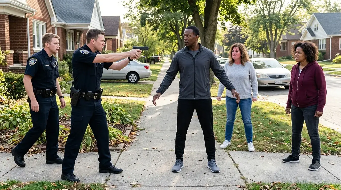 A Woman Calls Police on a Man Breaking Up a Fight — Then His ID Reaches the Desk