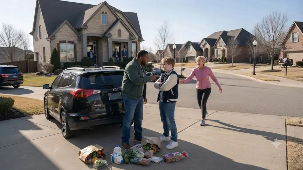 HOA Karen Called Cops After Her Son Demanded My Groceries — Didn’t Know I’m the Police Chief