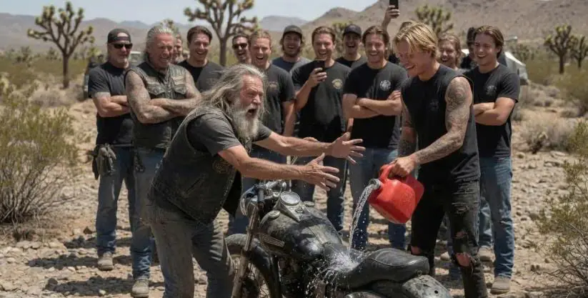 Rich Kids Trashed a Old Biker’s Harley — Then Realized Who He Really Was
