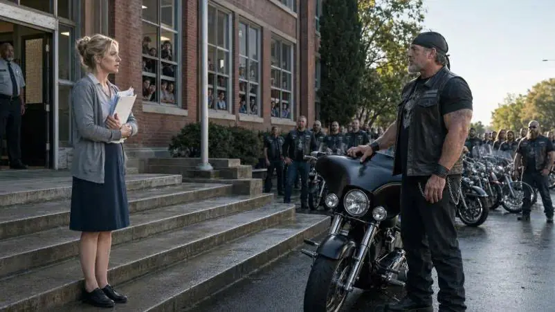 A Teacher Paid For A Biker's Meal — The Next Morning, 180 Hells Angels Showed Up At School