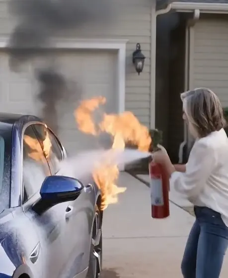 The Woman Next Door Kept Stealing My Electricity to Charge Her Tesla — So I Created a Trap That Burned Her Car