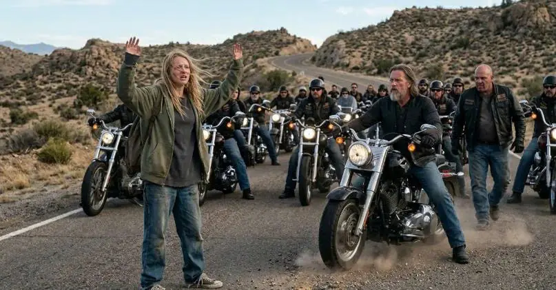 "Stop! Turn Back!" Homeless Girl Shouted — Then She Saved 22 Hells Angels From A Setup