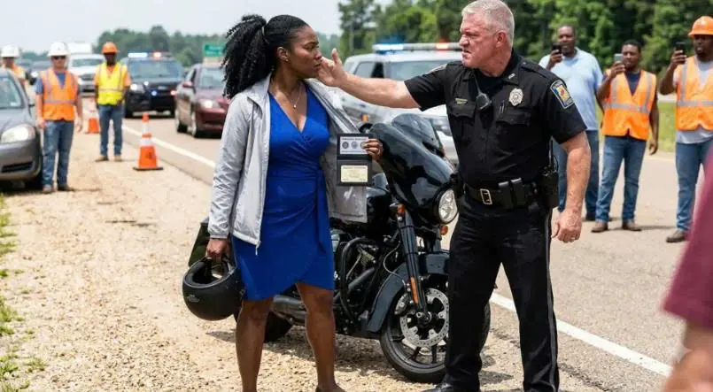 Officer Struck a Black Woman Beside Her Motorcycle — Then One Sealed Credential Ended His Career
