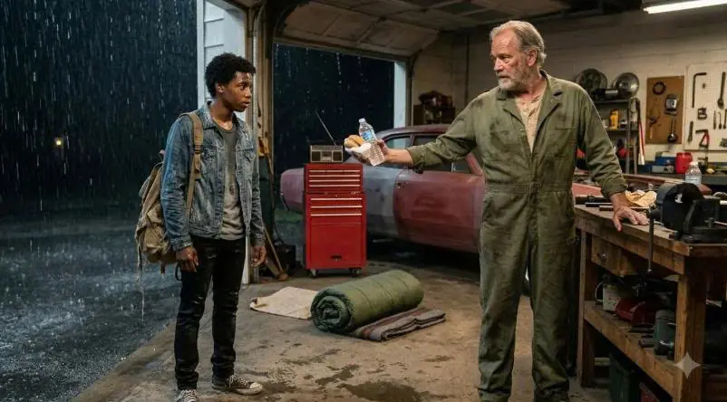 Old Mechanic Shelters A Young Drifter — Weeks Later, A Stranger Arrives And Changes Their Lives