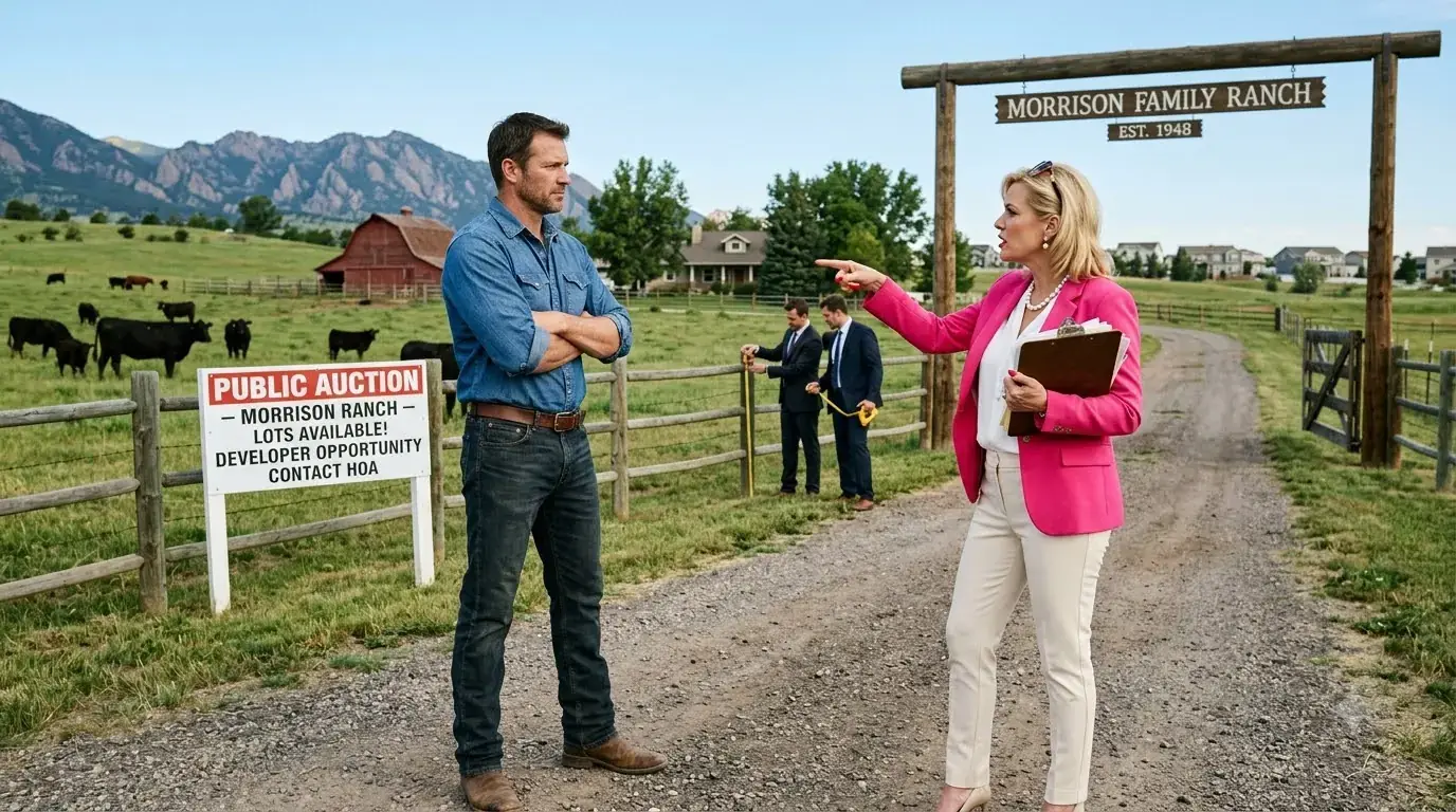 HOA Karen Calls 911 When I Return Early From My Trip — And She's Auctioning My Own Ranch