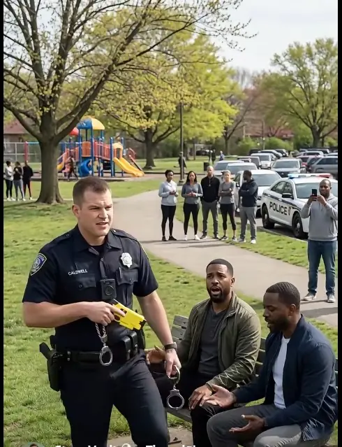 A Rookie Cop Aimed a Taser at Two Men on a Park Bench — Then One Said, “Make Sure Your Camera Catches This Part.”