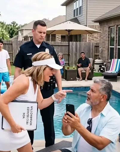 HOA Karen Called The Cops When I Denied Pool Access — She Had No Idea What I Had Waiting