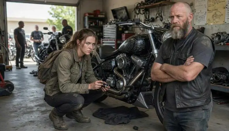 She Fixed The Cursed Bike — Then 50 Hells Angels Saw What Was Inside The Engine