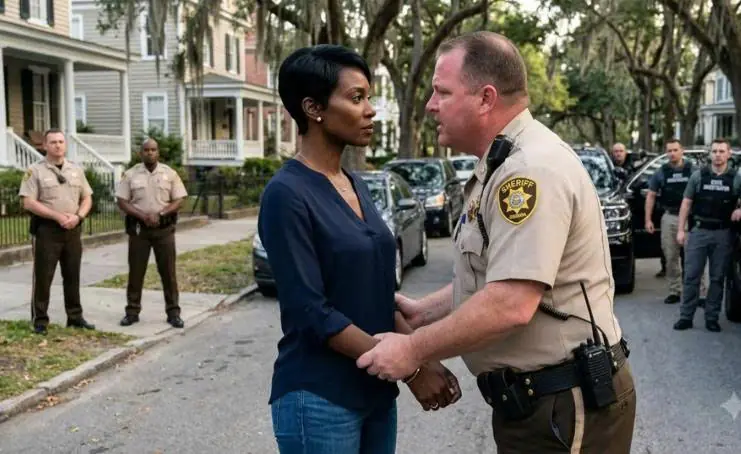 Sheriff Grabbed a Woman on a Quiet Street — Then Black SUVs Arrived and His Entire Department Went Silent