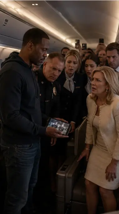 White Woman Snatched Black CEO’s Seat — Then Froze When He Said: “I Own This Airline”.