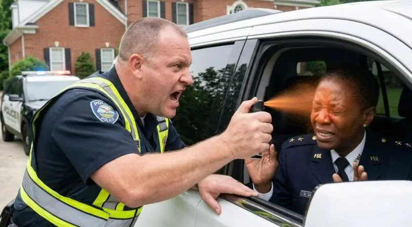 Cop Pepper-Sprayed a Black FBI Chief in Her Own Driveway — Then Dispatch Read Her Name Over the Radio