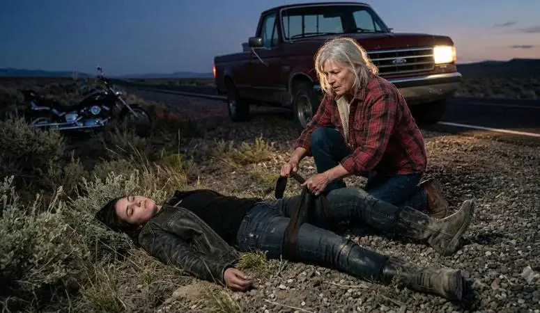 Old Woman Saved an Injured Stranger — She Had No Idea the Woman Was a Famous Biker’s Wife