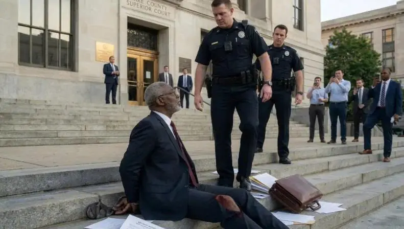 Cop Cuffed Elderly Black Man for "Loitering" Outside Courthouse—Not Know He's a Former Chief Justice
