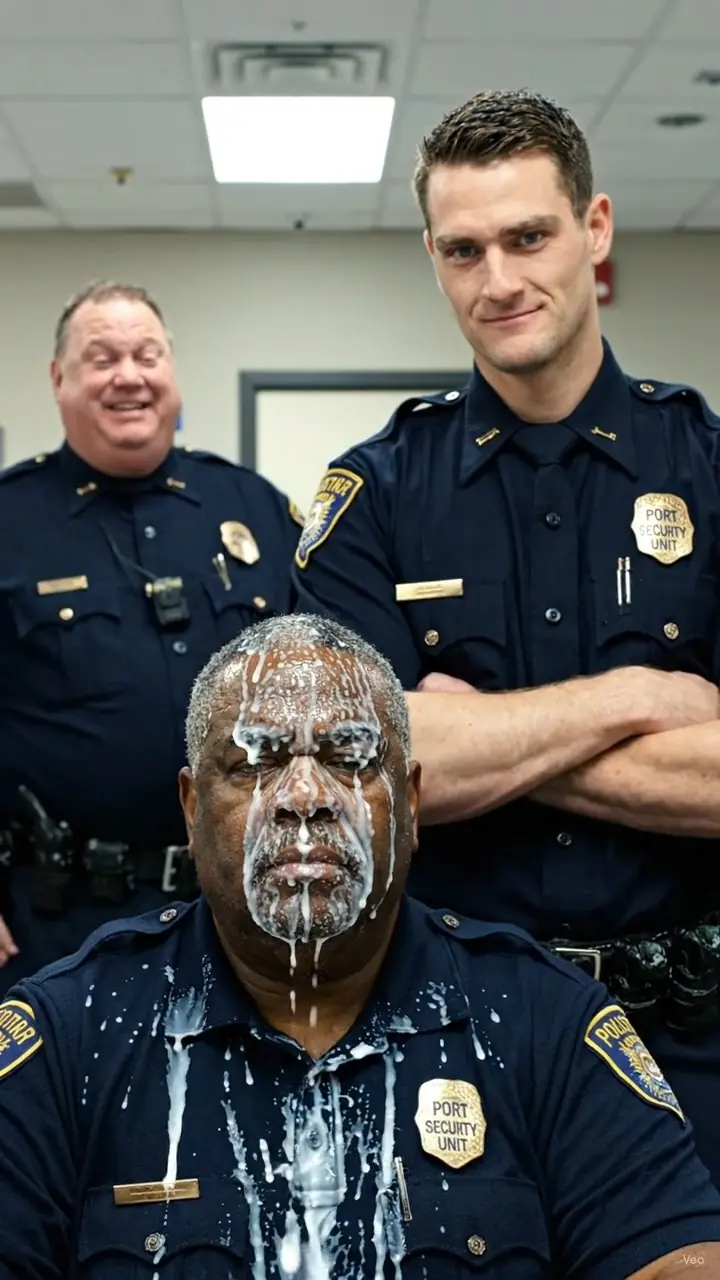 They Poured Cream on a Black “Security Guard” in the Precinct Cafeteria — Ten Minutes Later, He Was Introduced as Their New Captain
