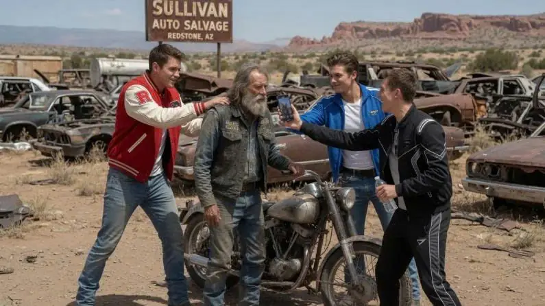 They Mocked the Old Biker Living in a Junkyard — Until 700 Riders Revealed His Secret