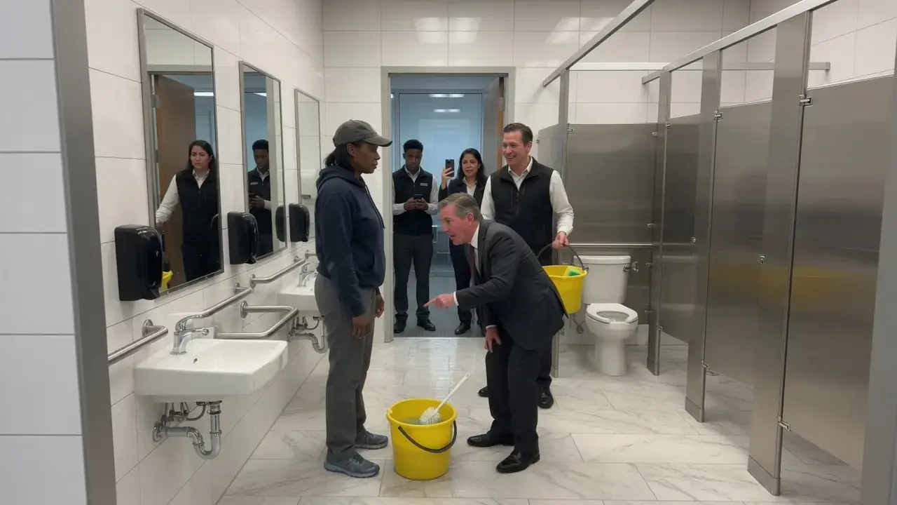 A Powerful CEO Disguised Herself as a Cleaner — Then the Boss Who Forced Her to Scrub Toilets Lost Everything
