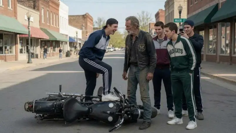 They Mocked a 73-Year-Old Biker’s Broken Harley — Then the Ground Began to Shake