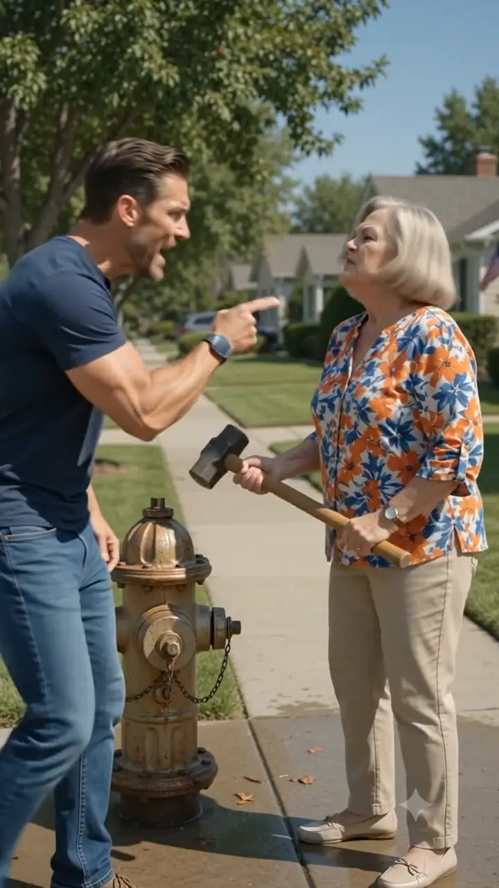 She Destroyed the Fire Hydrant and Blamed Me — Then Hoa Klaren Arrived With the Authority to Stop My Arrest