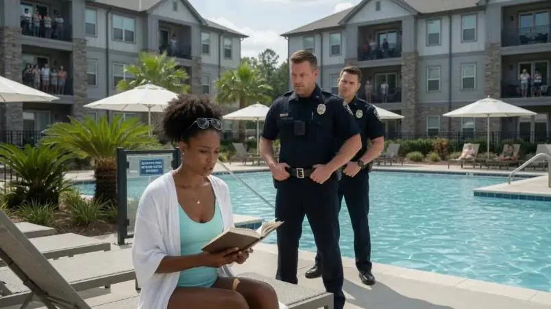 Cops Noticed a Woman Sitting by Her Own Pool — Then She Refused to Stay Silent