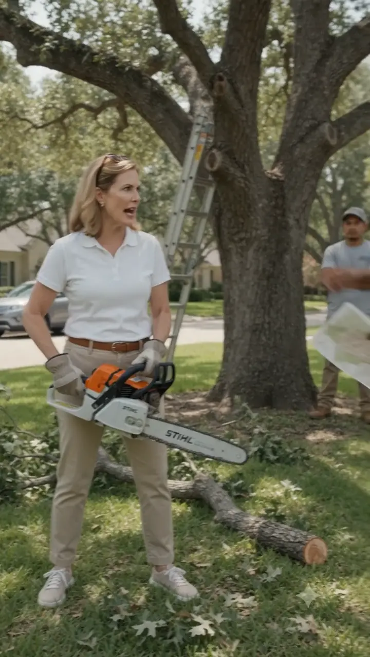 HOA Karen Cut Down the Young Trees in My Yard — So I Gave Her a Lesson She Couldn’t Hide From