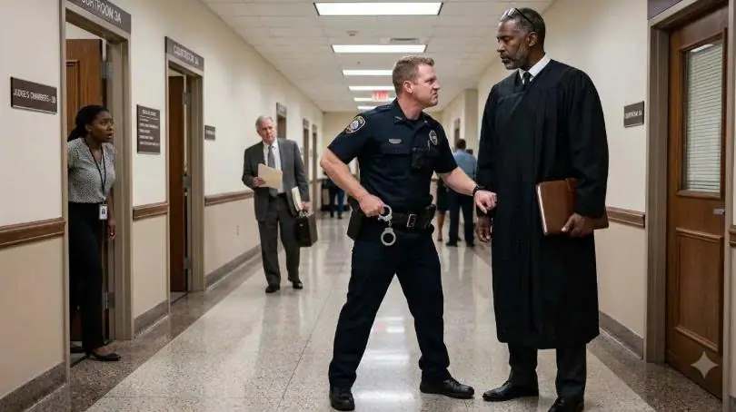 A Cop Shamed a Judge’s Robe as a Costume — Then the Courtroom Doors Opened