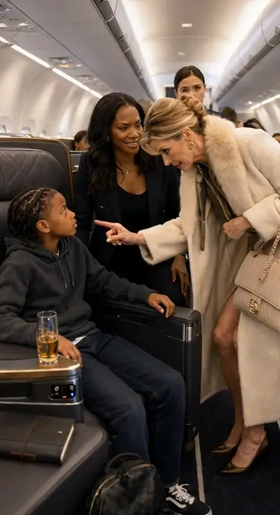 The Woman In First Class Thought My Son Didn’t Belong There. She Never Imagined Who Was Waiting When The Plane Doors Opened