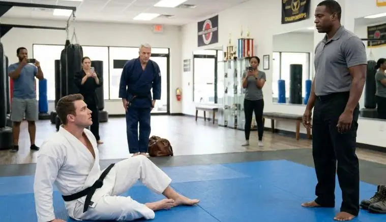 Black Belt Dares the Black Janitor to Fight "As a Joke" — Until the Sensei Walks In and Bows to Him