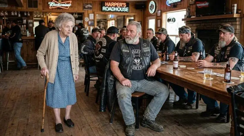 “I Just Need Someone at My Funeral” 97-Year-Old Lady Asked a Biker — Then the Biker Asked, “What Was His Name?”