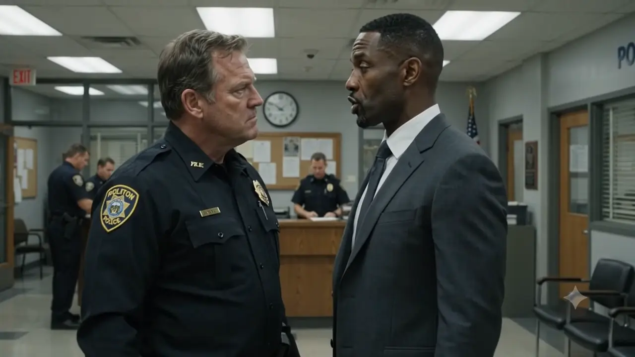 Officer Brutally Attacks Black Man at Station — Turns Pale Hearing “I’m the New Chief”