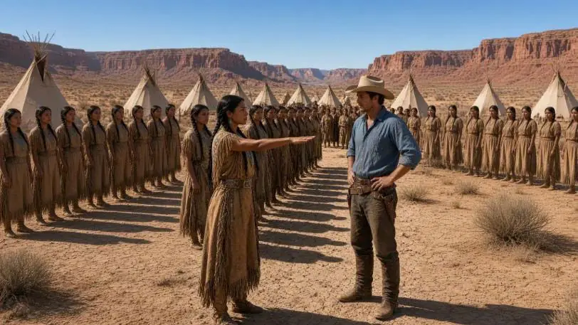 The Cowboy Found Water For The Apaches — Then The Chief Lined Up 22 Women And His Response Shocked Everyone
