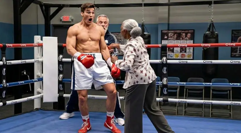 Hit Me for $10K!” the Champion Dared an Old Grandma — Then His Trainer Saw Her Stance and Screamed, “Stop!”