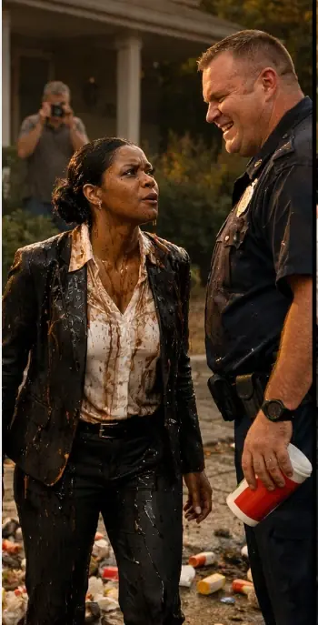 Cop Poured Drink on Black Woman in Her Driveway — Then, He Collapsed When Learning Who She Was