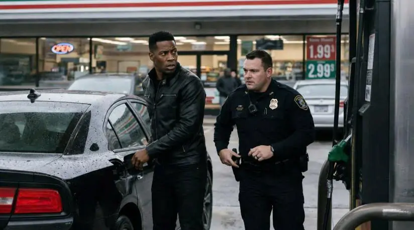 Police Officer Demanded ID from a Stranger at a Gas Station — Then the FBI Surrounded His Patrol Car