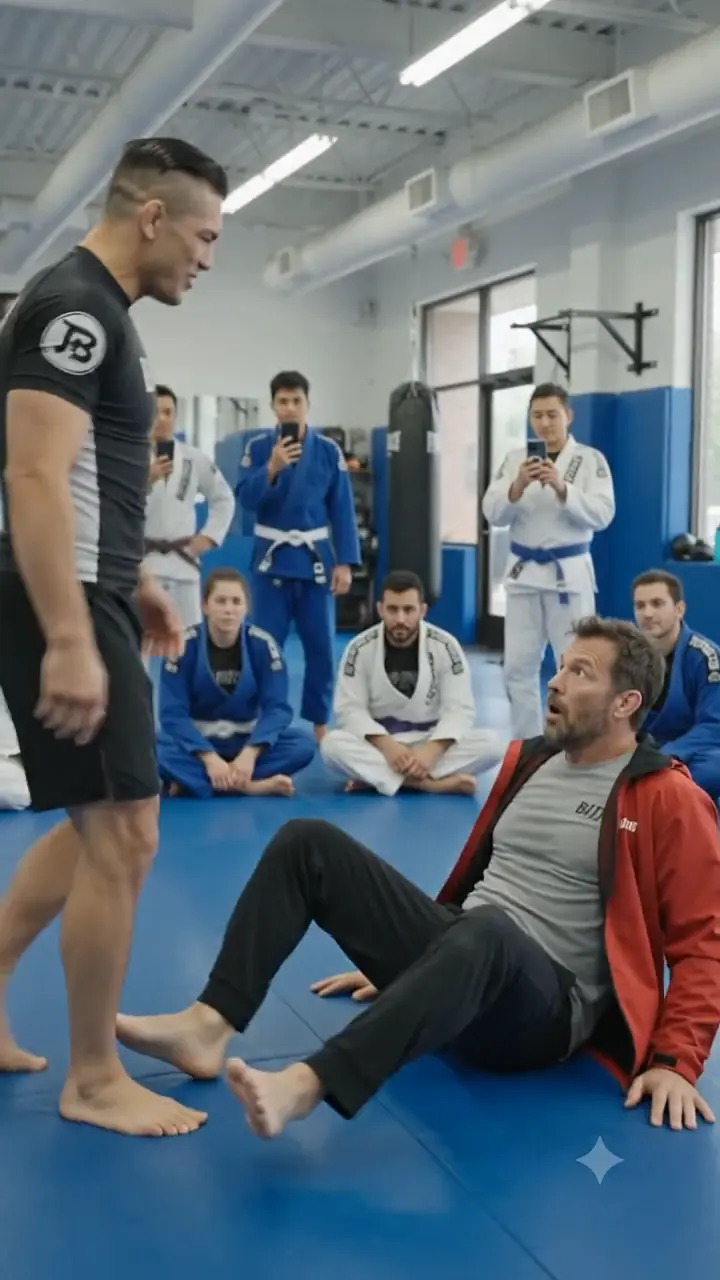 A Rich BJJ Prodigy Challenged a Quiet Delivery Guy — Never Knowing He Was an Elite Fighter