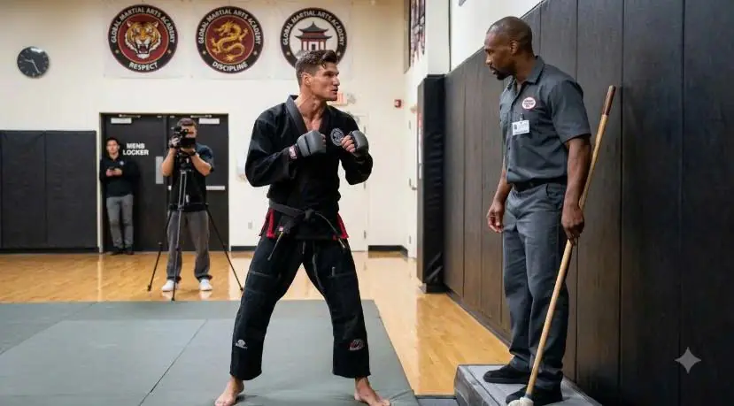 Black Belt Picked the Black Janitor for a "Lesson" — 40 Seconds Later He Was Begging to Stop