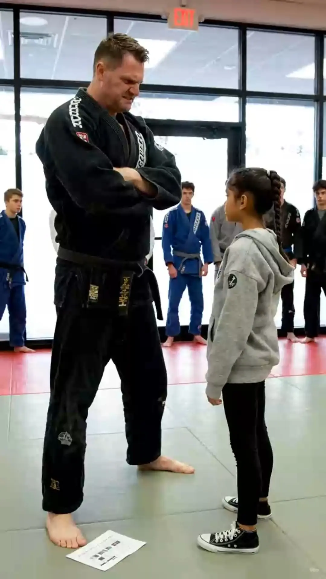 They Laughed When She Walked Into the Dojo — Then the Champion Realized Who Was Standing in Front of Him