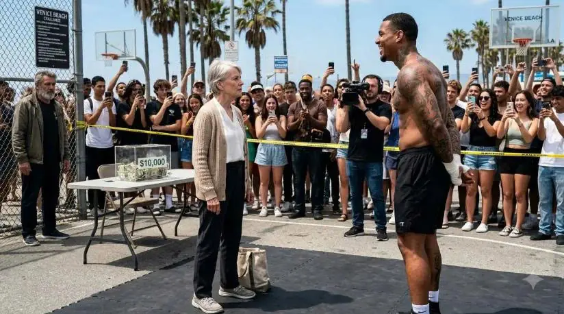 "Hit Me for $10K!" Champion Dares Old Grandma — Trainer Screams "STOP!" Seeing Her Stance