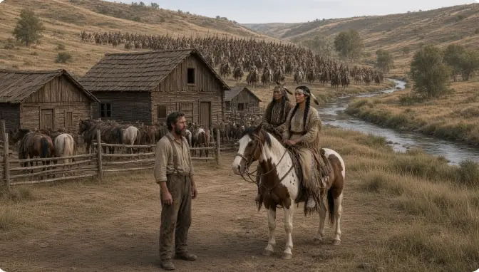 He Gave Water To A Dying Lakota Woman — Then 500 Warriors Surrounded His Farm
