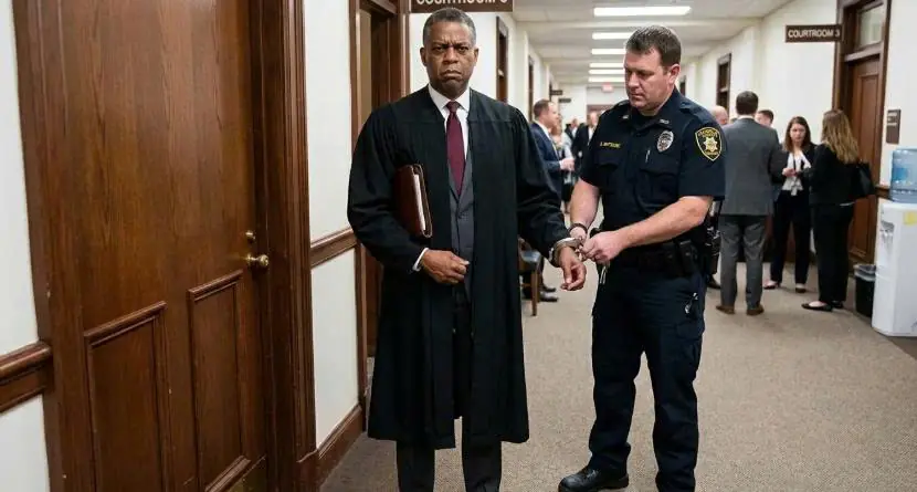 Racist Cop Mocks Black Judge’s Court Robe as a Costume — Then the Chief Bailiff Walked Out