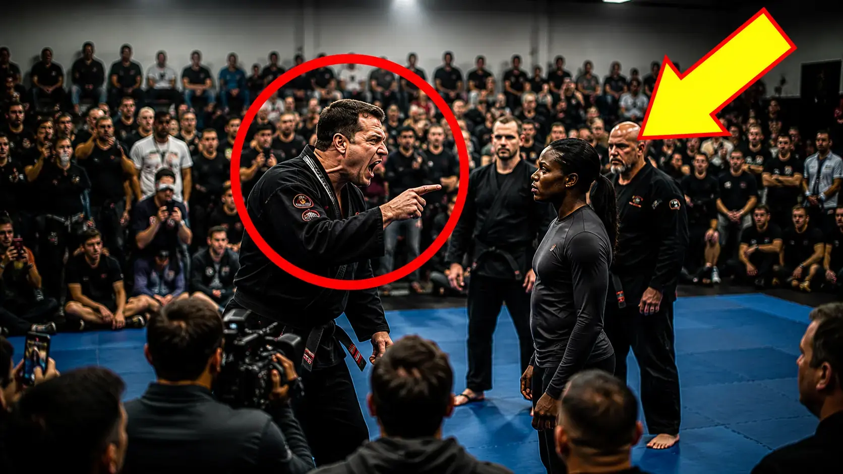 A Cocky Black Belt Mocked a Quiet Black Woman Before 700 Fans — Then He Saw Something He Couldn't Explain