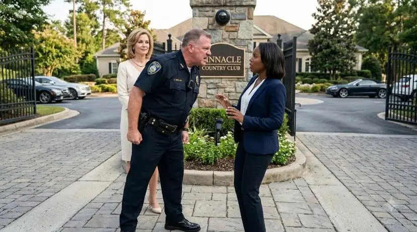 Police Chief Slaps a Country Club Manager — Then Her Husband Walks Through the Door