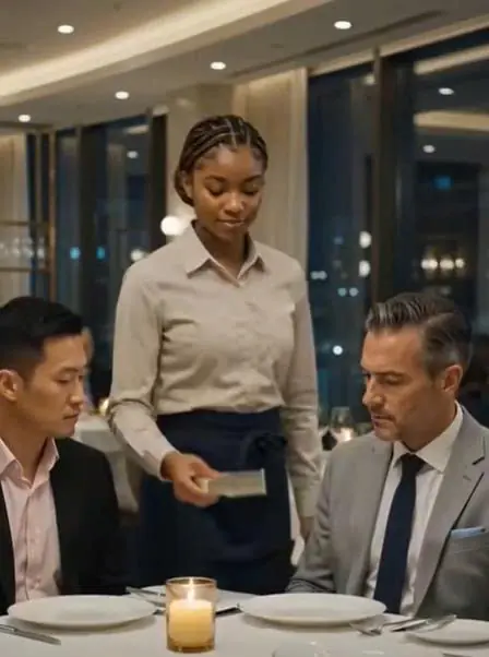 Millionaire Bet $100K a Black Waitress Can't Speak Chinese — Her Reply Makes the Whole Room Stand Up