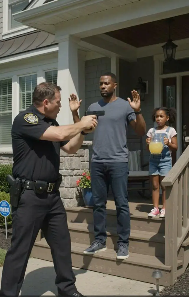 THE HOA PRESIDENT SENT A FAKE COP TO THREATEN A FATHER — THEN HE ASKED TO SEE HIS ID