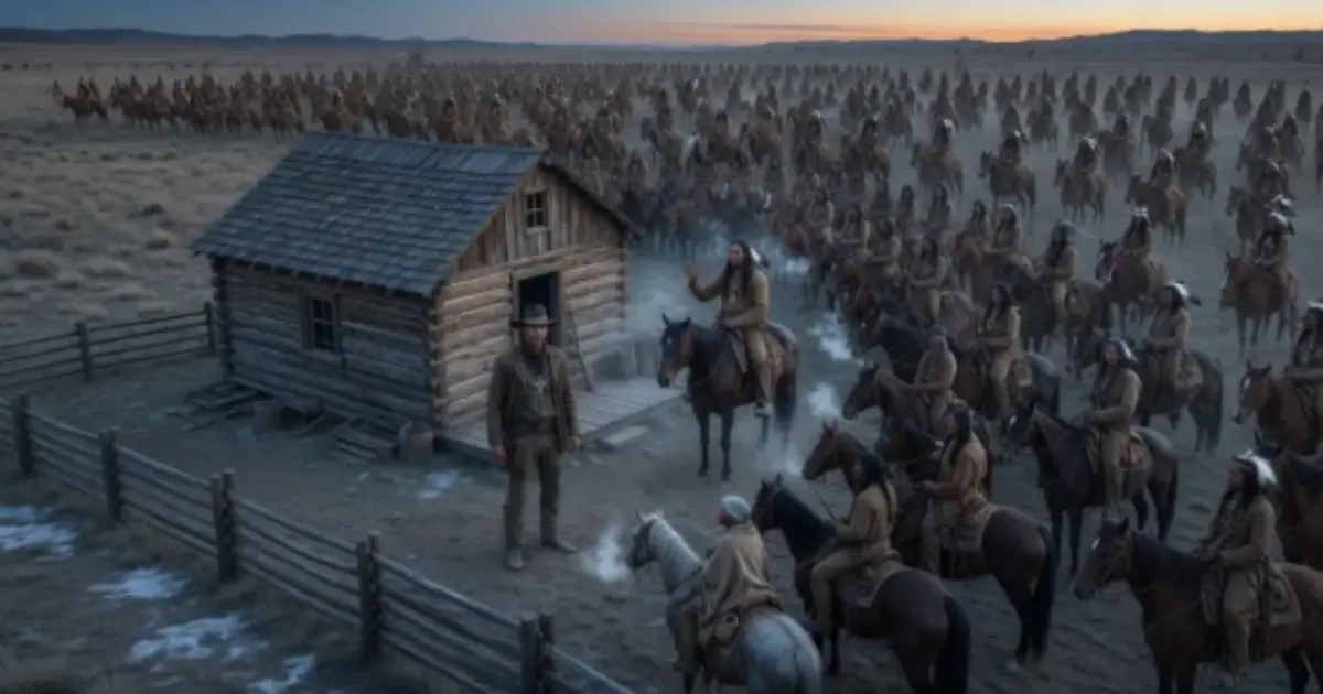 A Cowboy Saved a Dying Apache Woman... Days Later, at Dawn, 40 Apache Warriors Surrounded His Ranch.