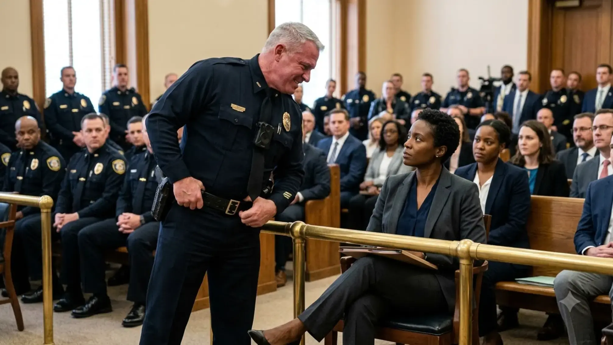 Cops Laughed at a Woman at Court — Then She Revealed She Was the Police Chief Deciding Their Fate