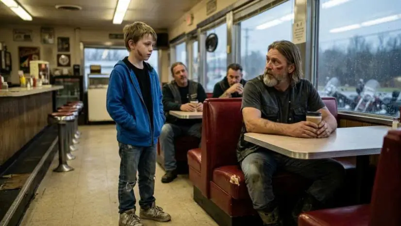 Little Boy Asked Bikers for Directions to the Police Station — Then They Rode Back for His Brother